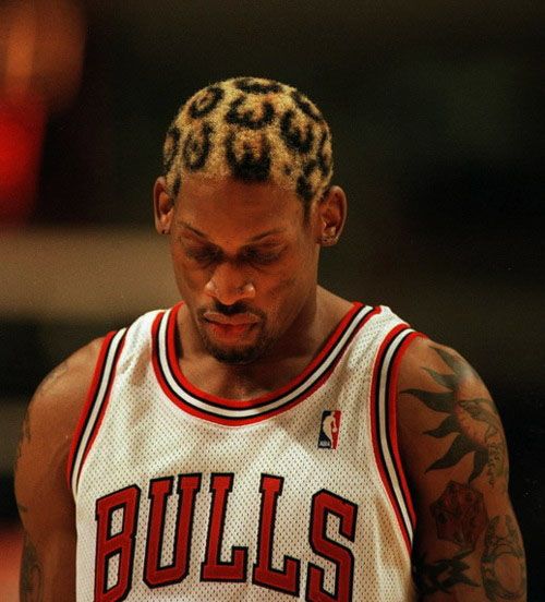 Sway - Dennis Rodman's hair styles.. Which is YOUR fav